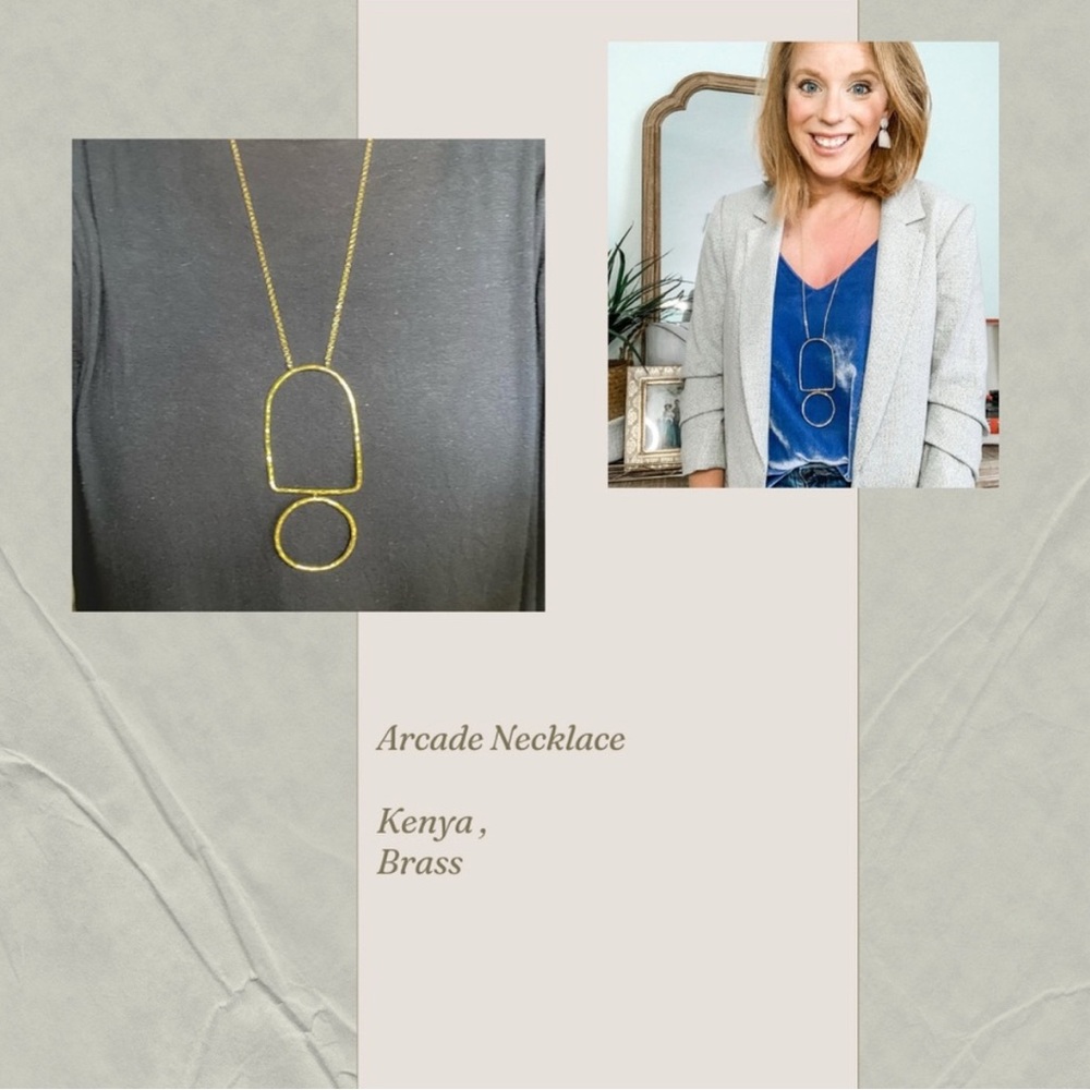 Gold Arcade Necklace